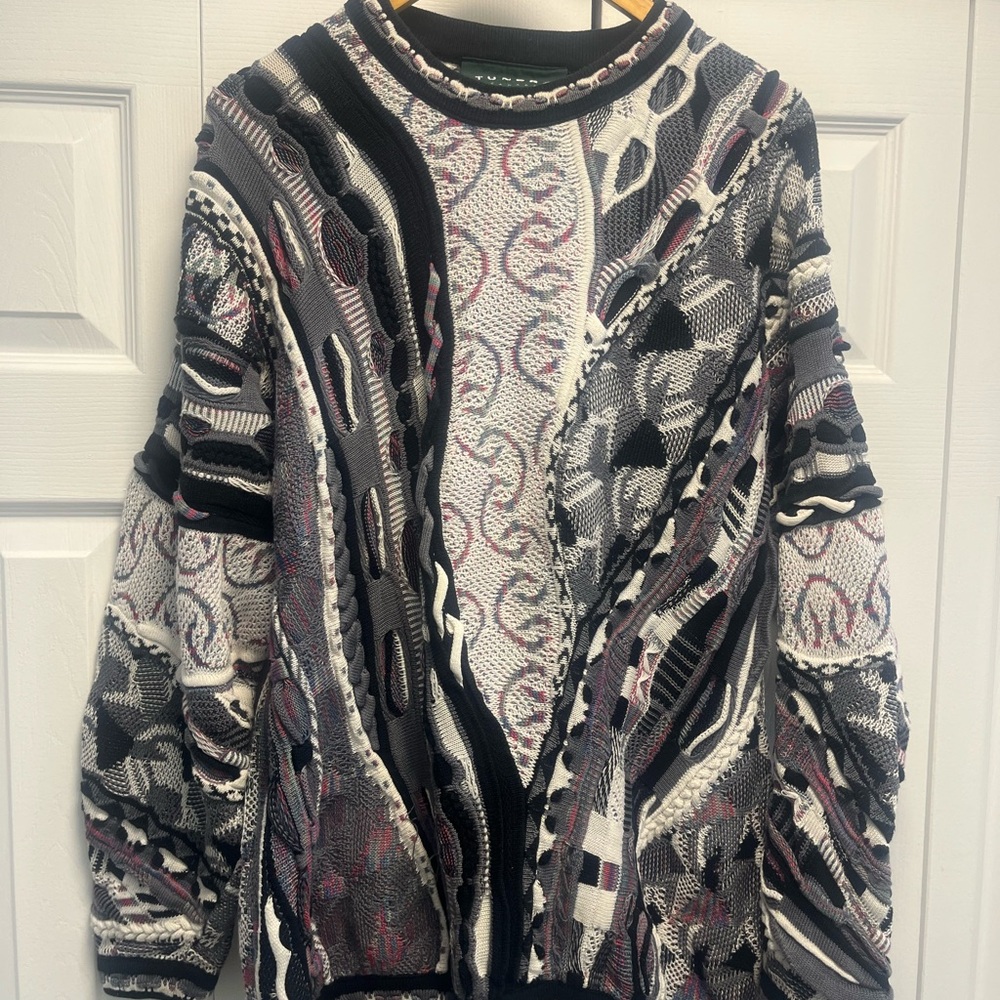 Vintage 3D Tundra Knit Sweater